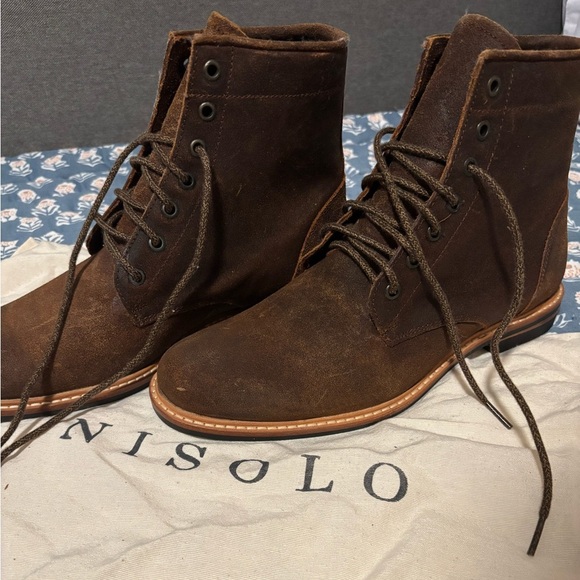 🥾 Nisolo Andrés All Weather Waxed Boots – Brown – Size 9.5 (NWB) - Picture 6 of 14
